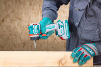TOTAL 20V Brushless Cordless Multi-Head Drill Driver Kit – 66Nm with 4 Interchangeable Heads (TDLI206686)