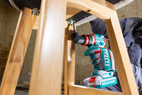TOTAL 20V Brushless Cordless Multi-Head Drill Driver Kit – 66Nm with 4 Interchangeable Heads (TDLI206686)