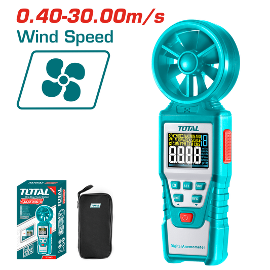 Total TETAN01 Wind Speed Meter – 0.40-30.00 m/s Accurate Measurement
