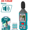 TOTAL 30–130dB Sound Level Meter | High Accuracy & Backlight