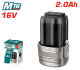 TOTAL Lithium-Ion Battery Pack – 16V, 2.0Ah - M16 Series (TFBLI1620)