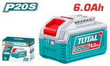 TOTAL Lithium-Ion Battery Pack – 20V Max – 6.0Ah – P20S Series (TFBLI2060)