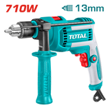 TOTAL Impact Drill 710W – 13mm Capacity with Variable Speed & Hammer Function (TG1071366)