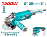 TOTAL Electric Angle Grinder 1500W - 125mm | 5" (TG11512536)