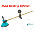 TOTAL Compasses glass cutter 60cm