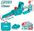 Total 20V Cordless Chainsaw – 15cm (6-Inch) Bar – Powerful Performance