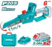 Total 20V Cordless Chainsaw – 15cm (6-Inch) Bar – Powerful Performance