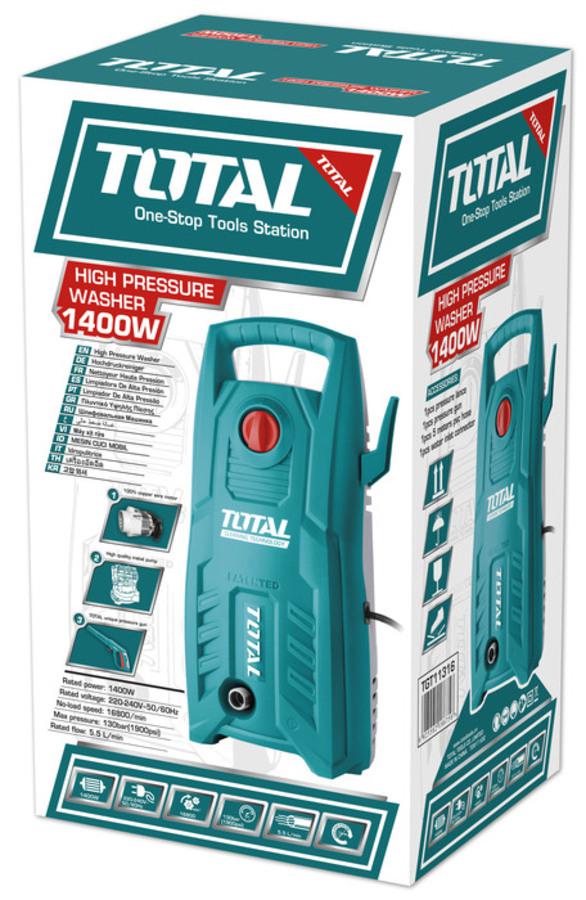 TOTAL 130Bar Car Washer – 1400W | TGT11316 TOTAL 130Bar Car Washer – 1400W | TGT11316