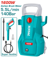 TOTAL 140Bar Pressure Washer – 1600W with Auto Stop | TGT11336