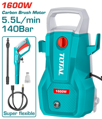 TOTAL 140Bar Pressure Washer – 1600W with Auto Stop | TGT11336