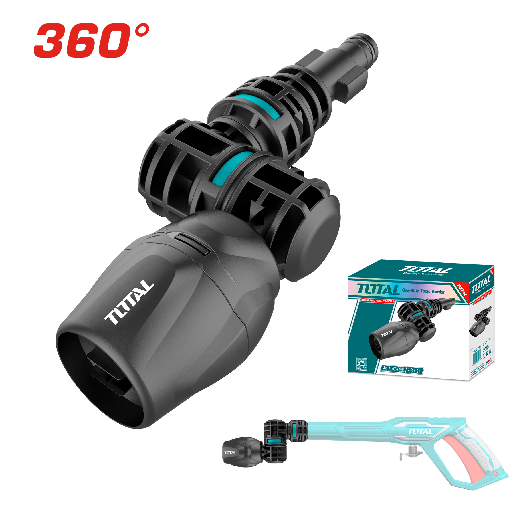 TOTAL 360° Rotary Nozzle for Pressure Washers – 180bar Power TOTAL 360° Rotary Nozzle for Pressure Washers – 180bar Power