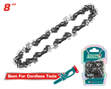 TOTAL 8" Saw Chain – 3/8" Pitch, 0.043" Gauge, 33 Drive Links (TGTSC50801)