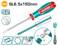 مفك ضرب SL6.5 ممغنط من TOTAL – 150مم – TGTSL6150

