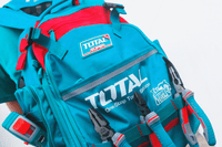 TOTAL Tool Backpack – 1680D Oxford, Rigid Frame, 38×17×46cm (THBP02025)