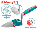 TOTAL 9" Integrated Forged Bricklaying Trowel – Heavy-Duty Forged Steel (THBT9109)