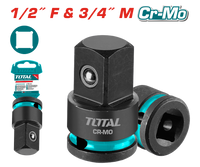 TOTAL Impact Socket Adapter 1/2" (F) to 3/4" (M) Cr-Mo (THIAD1234)