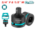 TOTAL Impact Socket Adapter 3/4" (F) to 1/2" (M) Cr-Mo (THIAD3412)