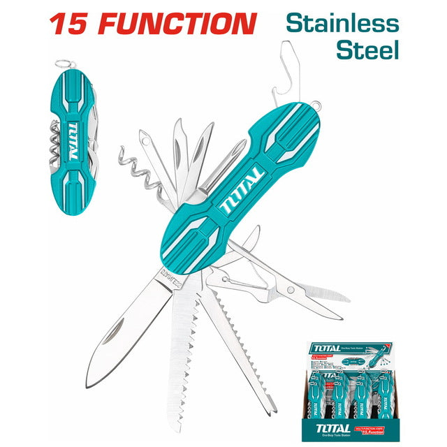 TOTAL Multi-Function Knife 95mm – Compact & Durable TOTAL Multi-Function Knife 95mm – Compact & Durable
