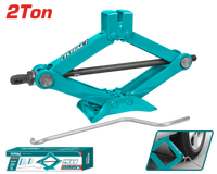 TOTAL Scissor Jack – 2 Ton, 120–395mm Height Range (THT101021)