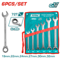 TOTAL 6 Pcs Ratchet Spanner Set 19-32mm (THT102RK061)