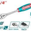 TOTAL 1/4″ Ratchet Wrench 72T | THT106146