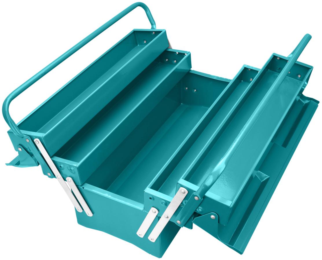 TOTAL 3-Layer Large Metal Toolbox (THT10701) TOTAL 3-Layer Large Metal Toolbox (THT10701)