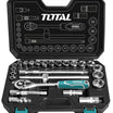 1/2˝ Drive Socket Set | 25-Piece by Total (THT121251)