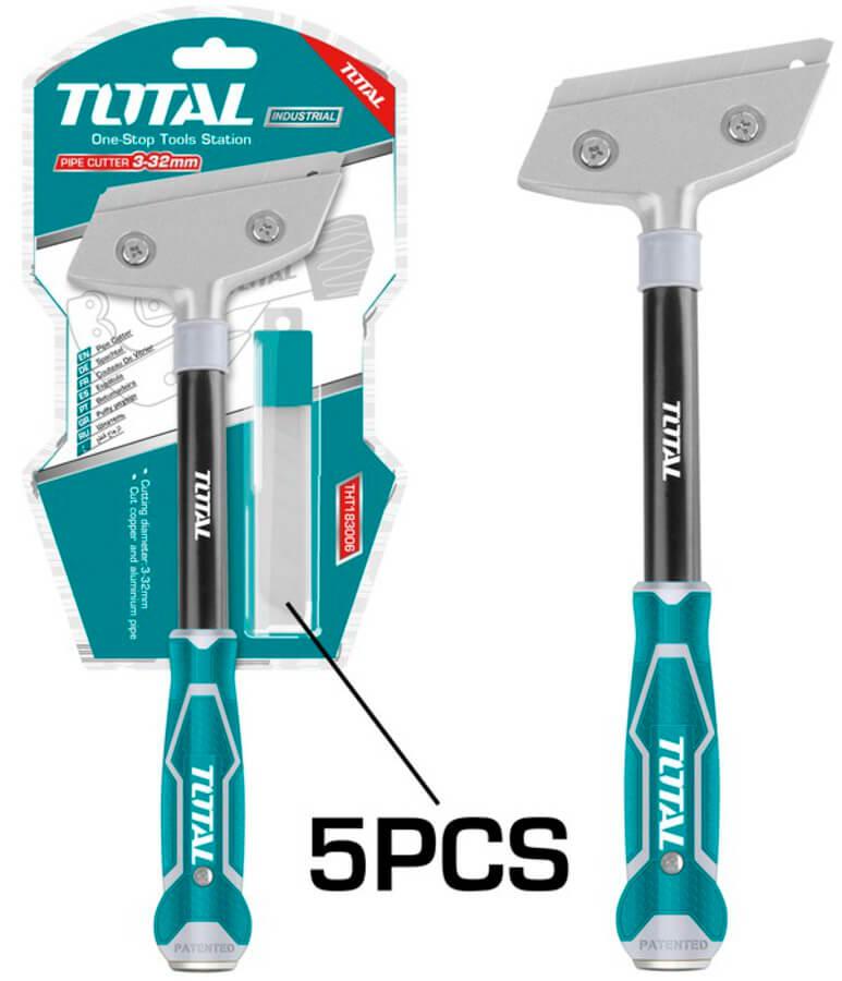 TOTAL Metal scraper 30 cm