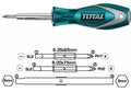 TOTAL 6 IN 1 Screwdriver set (THT2506076)