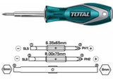 TOTAL 6 IN 1 Screwdriver set (THT2506076)