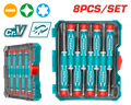 TOTAL 8PCs Precision Screwdriver Set (THT250826)
