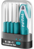 TOTAL INTERCHANGEABLE SCREWDRIVER SET 9 PCS