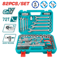 1/4˝ & 1/2˝ Drive Socket Set | 82-Piece by Total (THT421802)