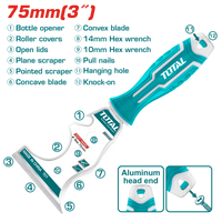TOTAL Multifunction Putty Trowel 75mm | 3" (THT683606M)