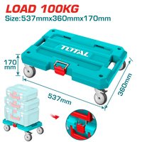 TOTAL Heavy-Duty Rolling Board – 100kg Load Capacity with 4" Wheels (THTWB61001)