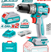 TOTAL 20V Cordless Brushless Impact Drill - 60Nm, 2-Speed