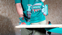 TOTAL 20V Brushless Cordless Impact Drill 13mm – 86Nm with 2×4.0Ah Batteries & Accessories Kit (TIDLI208682)