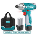 TOTAL Li-ion impact driver 12V 1/4"