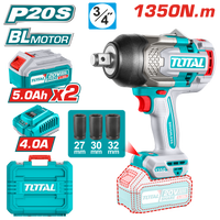 TOTAL Cordless Impact Wrench Brushless 1350N.m | 3/4" (TIWLI20135)