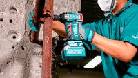 TOTAL 20V Cordless Impact Wrench 1/2" Brushless – 550Nm with 2×4.0Ah Batteries & Sockets (TIWLI2055)