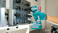 TOTAL 20V Cordless Impact Wrench 1/2" Brushless – 550Nm with 2×4.0Ah Batteries & Sockets (TIWLI2055)