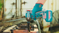 TOTAL Cordless Brushless Impact Wrench 42V – 1/2" Drive 460Nm with 2 Batteries (TIWLI42462)