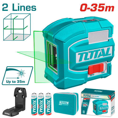 Total TLL156601 Self-Leveling Laser 0-35m for Precise Measurements