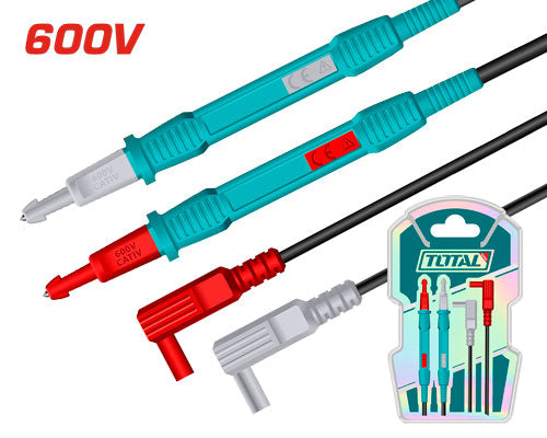 Total TMT30851 Test Leads 600V 80cm – High Quality & Reliable Total TMT30851 Test Leads 600V 80cm – High Quality & Reliable