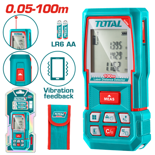 Total Laser Distance Detector 100M (TMT51036) – High Precision & Efficiency