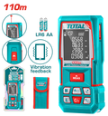 TOTAL Laser Distance Meter 110m – Digital Laser Distance Measuring Tool (TMT510369)