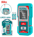 TOTAL Laser Distance Detector – 50m Range, ±2.0mm Accuracy (TMT55016)
