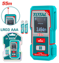 TOTAL Laser Distance Meter 55m – Digital Laser Distance Measuring Tool (TMT550166)