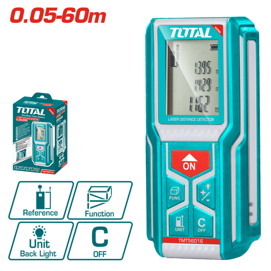 Total Laser Distance Detector 60M (TMT56016) – High Precision