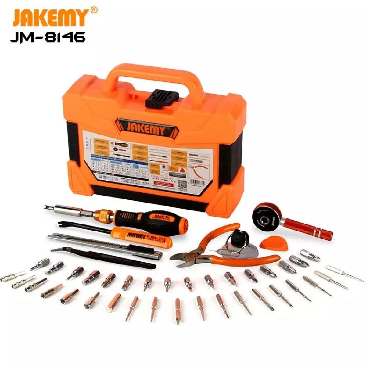JAKEMY 47 in 1 Household DIY Maintenance toolkit JAKEMY 47 in 1 Household DIY Maintenance toolkit